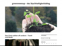 greennewsup.wordpress.com Webseite Vorschau
