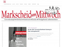 markscheid.com Webseite Vorschau