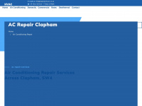 claphamhvac.co.uk Webseite Vorschau