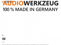 audiowerkzeug.de Webseite Vorschau