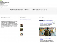 freedomnomade.de Webseite Vorschau