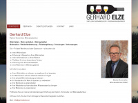 gerhardelze.at Webseite Vorschau