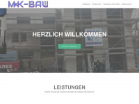 mk-bau.gmbh Webseite Vorschau