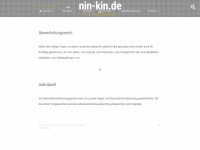 nin-kin.de Webseite Vorschau