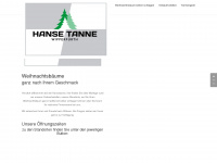 hanse-tanne.de Webseite Vorschau