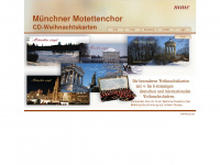 motettenchor.com Webseite Vorschau