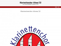 klarinettenchor-altona.de Webseite Vorschau