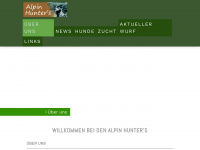 alpinhunters.at Webseite Vorschau