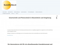 sunnon-solar.com Webseite Vorschau