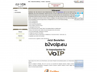 b2voip.eu Webseite Vorschau