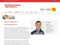 elektrotechnik-luft.de Webseite Vorschau