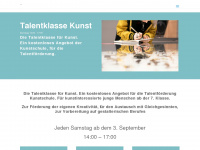talentklasse.ch Webseite Vorschau
