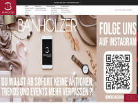 modehaus-banholzer.de Webseite Vorschau