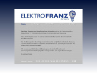 franz-elektro.de Webseite Vorschau