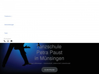 tanzschule-petra-paust.de Webseite Vorschau