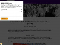 oekumeneforum.de Webseite Vorschau