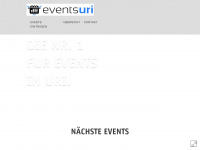 eventsuri.ch Webseite Vorschau