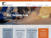 ft-betontechnik.de Webseite Vorschau