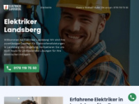elektrikerlandsberg.de Webseite Vorschau