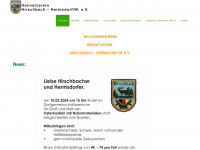 Heimatverein-hirschbach-hermsdorf.de