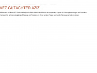 kfz-gutachter-aziz.de Webseite Vorschau