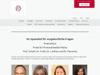 praenatalmedizin-scharf.de Webseite Vorschau
