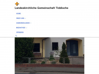tiddische-church.de Webseite Vorschau