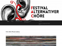 festivalalternativerchoere.wordpress.com Webseite Vorschau