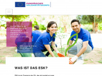 solidaritaetskorps.li Webseite Vorschau