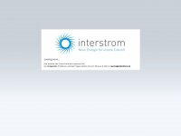 interstrom.de Webseite Vorschau