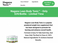 naganotonicbody.com Webseite Vorschau