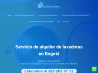 alquilerlavadorasbogota.com Webseite Vorschau