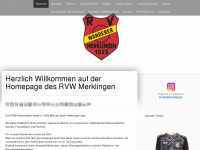 rvwmerklingen.de Webseite Vorschau