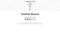 thinkpad-museum.de Webseite Vorschau