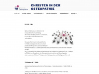christen-in-der-osteopathie.de Webseite Vorschau