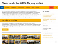 foerderverein-skema.ch Webseite Vorschau