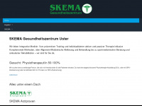 skema-gesundheitszentrum.ch Webseite Vorschau