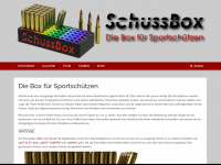 schussbox.ch Webseite Vorschau