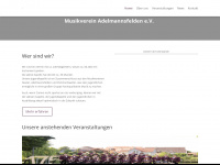mv-adelmannsfelden.de Webseite Vorschau