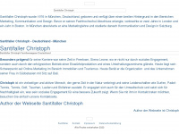 christophsantifaller.de Webseite Vorschau