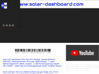 solar-dashboard.com Webseite Vorschau