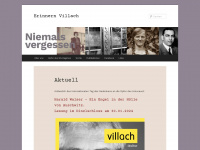 erinnernvillach.com Webseite Vorschau