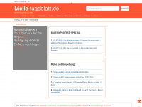 melle-tageblatt.de Webseite Vorschau