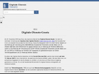gesetz-digitale-dienste.de Webseite Vorschau
