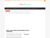 wikitechno.de Webseite Vorschau