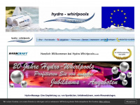 hydro-whirlpools.com Webseite Vorschau