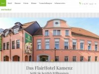 flairhotel-kamenz.de Webseite Vorschau