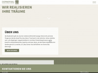 dorner-bau.at Webseite Vorschau