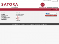 satora.ch Webseite Vorschau