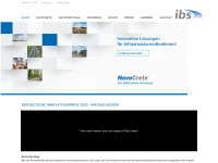 ibs-novocrete.de Webseite Vorschau